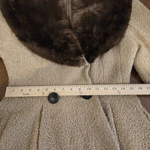 1950s Black Princess Coat by Forstmann | SMALL